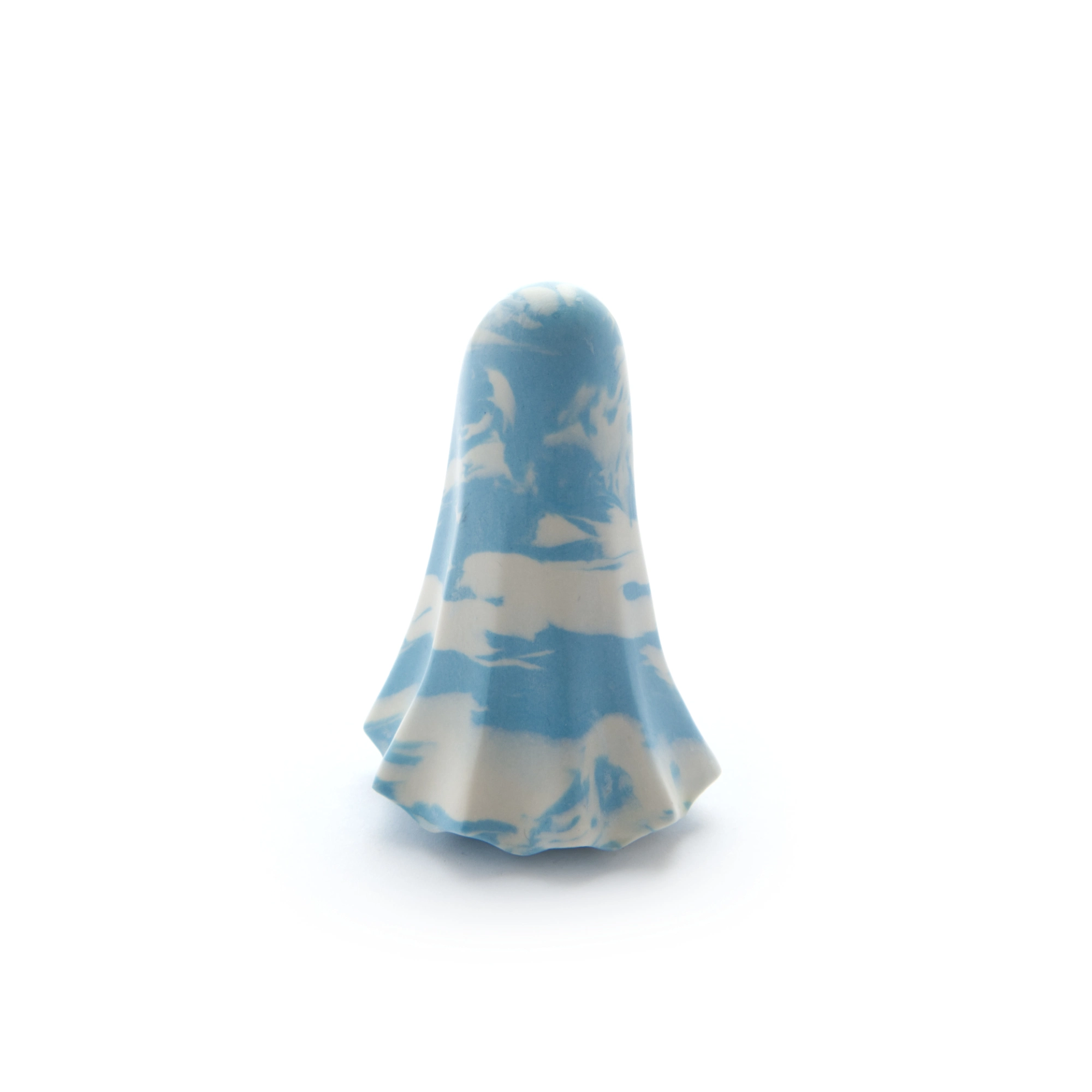 Aislen HG-0027-06-26 Phantom ghost rear view, Blue & White form from Frosted Conservatory, House of Ghosts archive record