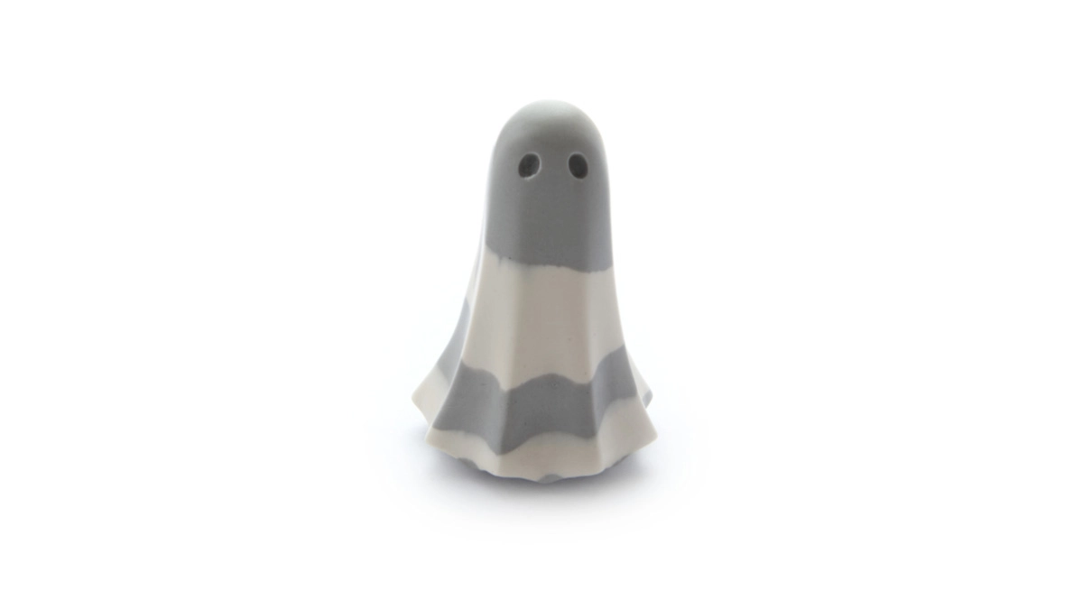 Wynlor HG-0013-05-26 Spectre ghost figurine, Grey & White floating form from Moonlit Hall, House of Ghosts